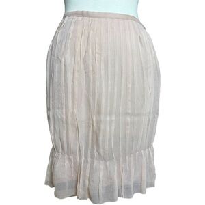 NWOT Sexy Body By Victoria Victoria’s Secret Blush Pink 100% Silk Skirt 4